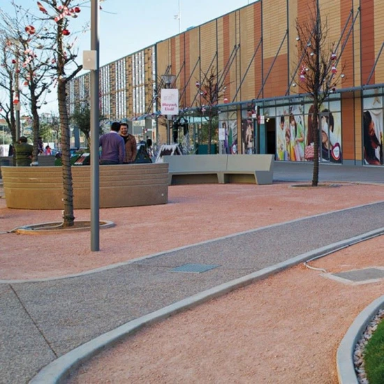 Pardoseală microciment ceramică stabilizată pentru exterior
