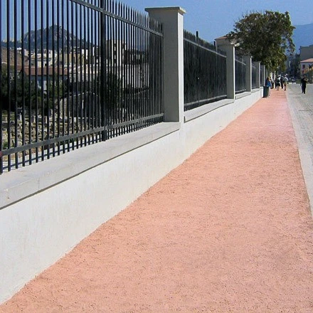 Pardoseală microciment ceramică stabilizată pentru exterior