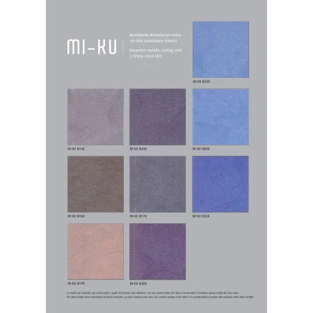Vopsea decorativa acrilica interior Mi-Ku Novacolor