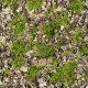 Covor artificial muschi verde gri - 50x50 cm