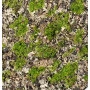 Covor artificial muschi verde gri - 50x50 cm