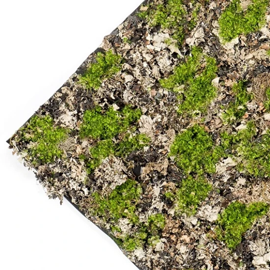 Covor artificial muschi verde gri - 50x50 cm