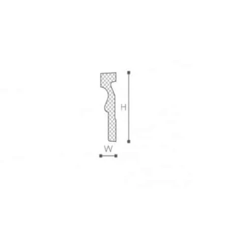 Ancadrament decorativ ferestre și uși exterior MA12 120x30x2000 mm Premier Decor