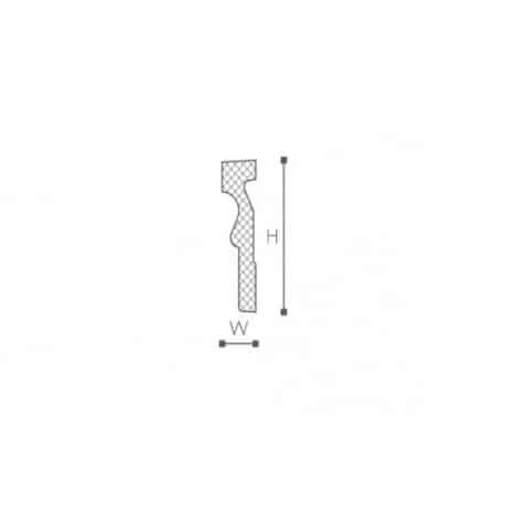 Ancadrament decorativ ferestre și uși exterior MA12 120x30x2000 mm