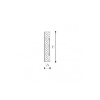 Ancadrament ferestre și uși exterior MA21 poliuretan 120x25x2000 mm Premier Decor