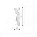 Ancadrament ferestre și uși exterior MA14 poliuretan 130x40x2000 mm