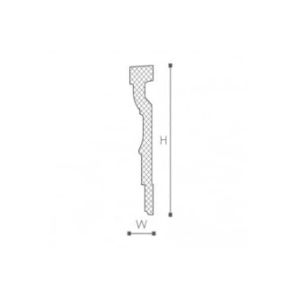 Ancadrament ferestre și uși exterior MA15 poliuretan 200x35x2000 mm