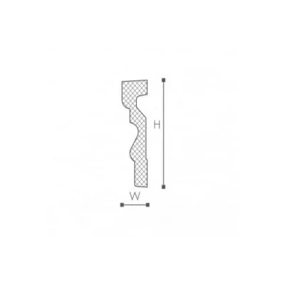 Ancadrament exterior ferestre și uși MA11 LIGHT 150x40x2000 mm Premier Decor