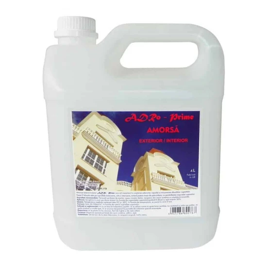Amorsă pentru fațadă sau interior ADRo-PRIME 4L Amorsă pentru fațadă sau interior ADRo-PRIME 4L