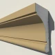Cornisa decorativa exterior din polistiren NC108 400 x 203 x 2000 mm Cornisa decorativa exterior din polistiren NC108 400 x 203 x 2000 mm