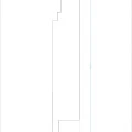 Termosistem decorativ FUGA10 polistiren și rășini 500x100x2000 mm