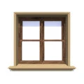 Ancadrament fereastră exterior NA101 polistiren 60x25x2000 mm