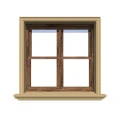 Ancadrament fereastră exterior NA103 polistiren 80x40x1250 mm
