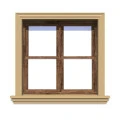 Ancadrament fereastră exterior NA104 polistiren 120x30x2000 mm