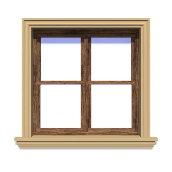 Ancadrament fereastră exterior NA107 polistiren 120x40x2000 mm