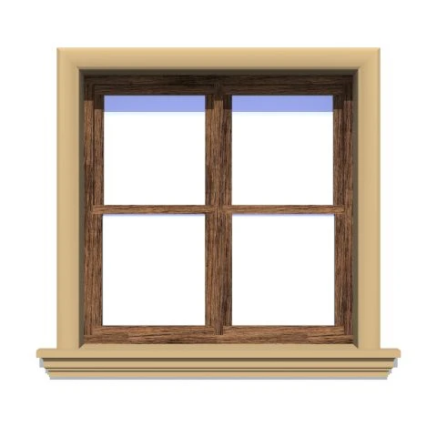 Ancadrament fereastră exterior NA109 polistiren 115x40x2000 mm