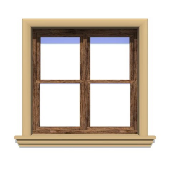 Ancadrament fereastră exterior NA109 polistiren 115x40x2000 mm