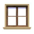 Ancadrament fereastră exterior NA110 polistiren 90x55x1250 mm