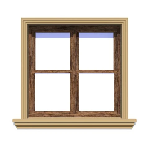 Ancadrament fereastră exterior NA111 polistiren 96x20x2000 mm