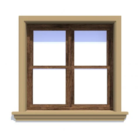Ancadrament fereastră exterior NA113 polistiren 110x35x2000 mm
