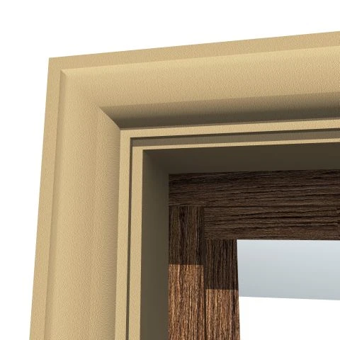 Ancadrament de fereastră exterior NA114 din polistiren 110x40x2000 mm