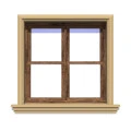 Ancadrament de fereastră exterior NA114 din polistiren 110x40x2000 mm