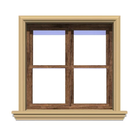 Ancadrament de fereastră exterior NA114 din polistiren 110x40x2000 mm