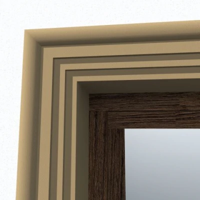Ancadrament fereastră exterior NA116 polistiren 115x40x1250 mm Premier Decor
