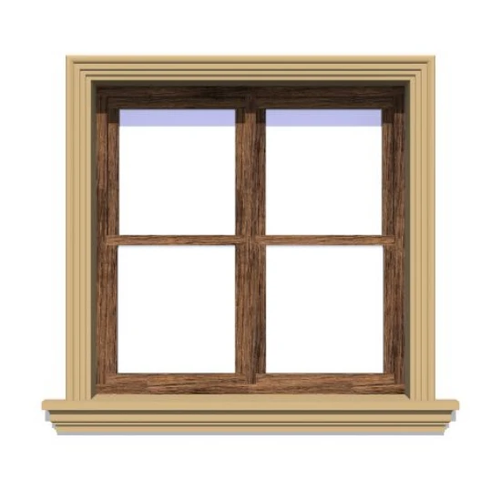 Ancadrament fereastră exterior NA116 polistiren 115x40x1250 mm