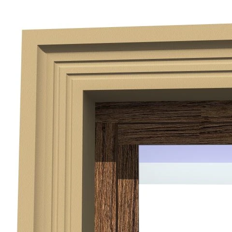 Ancadrament fereastră exterior NA117 polistiren 120x40x2000 mm