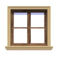 Ancadrament fereastră exterior NA117 polistiren 120x40x2000 mm