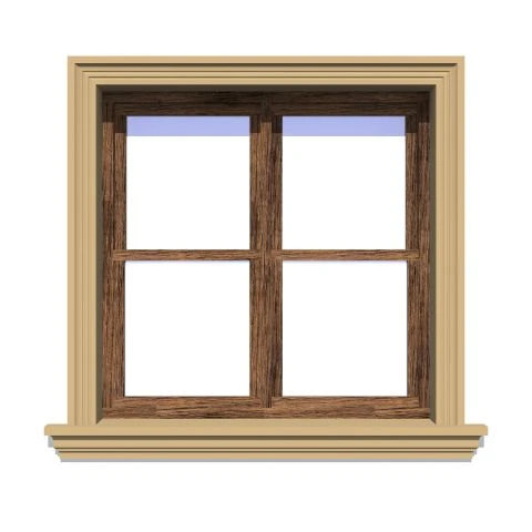 Ancadrament fereastră exterior NA117 polistiren 120x40x2000 mm