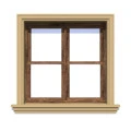 Ancadrament fereastră exterior NA118 polistiren 120x40x2000 mm