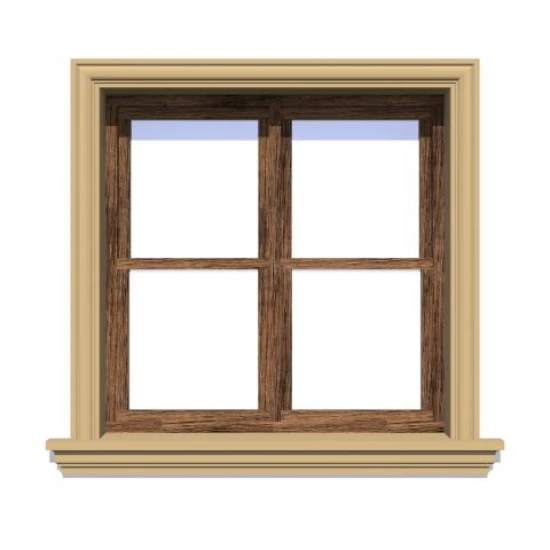 Ancadrament fereastră exterior NA118 polistiren 120x40x2000 mm