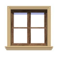 Ancadrament fereastră exterior NA119 polistiren 130x30x1250 mm