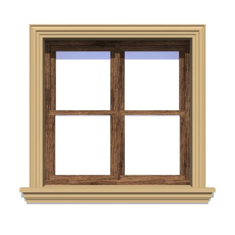 Ancadrament fereastră exterior NA119 polistiren 130x30x1250 mm