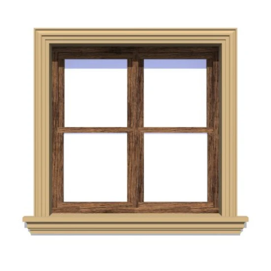 Ancadrament fereastră exterior NA119 polistiren 130x30x2000 mm