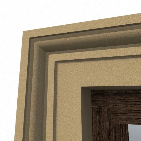 Ancadrament fereastră exterior NA120 polistiren 100x40x2000 mm