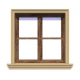 Ancadrament fereastră exterior NA120 polistiren 100x40x2000 mm