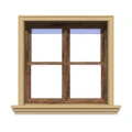 Ancadrament fereastră exterior NA122 polistiren 100x35x2000 mm