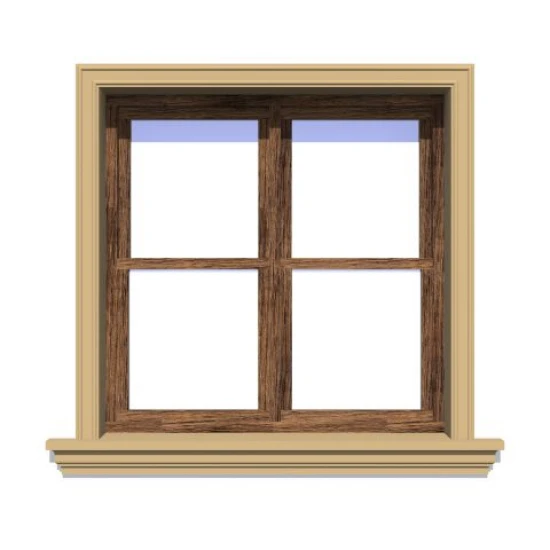 Ancadrament fereastră exterior NA122 polistiren 100x35x2000 mm