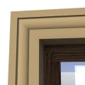 Ancadrament fereastră exterior NA124 polistiren 150x40x2000 mm