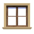 Ancadrament fereastră exterior NA124 polistiren 150x40x2000 mm