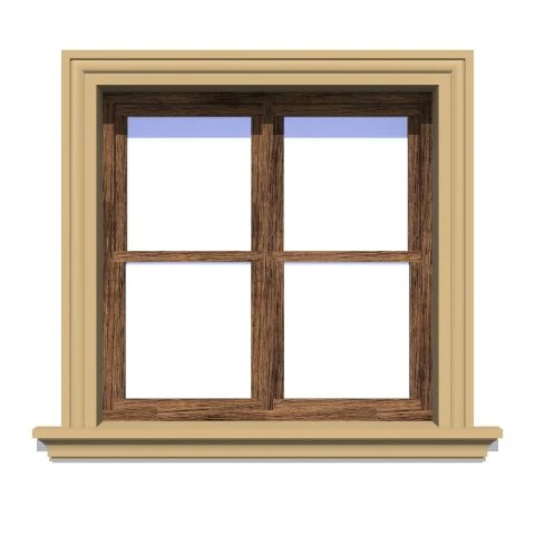 Ancadrament fereastră exterior NA124 polistiren 150x40x2000 mm