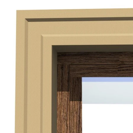 Ancadrament fereastră exterior NA125 polistiren 120x40x2000 mm