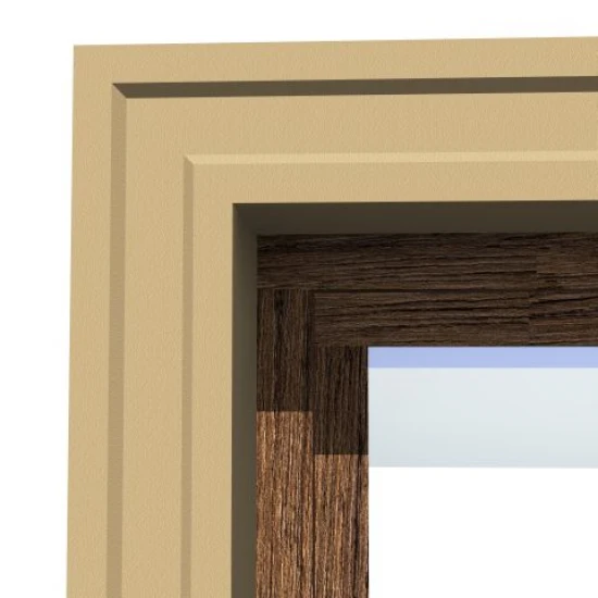 Ancadrament fereastră exterior NA125 polistiren 120x40x2000 mm