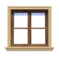 Ancadrament fereastră exterior NA125 polistiren 120x40x2000 mm