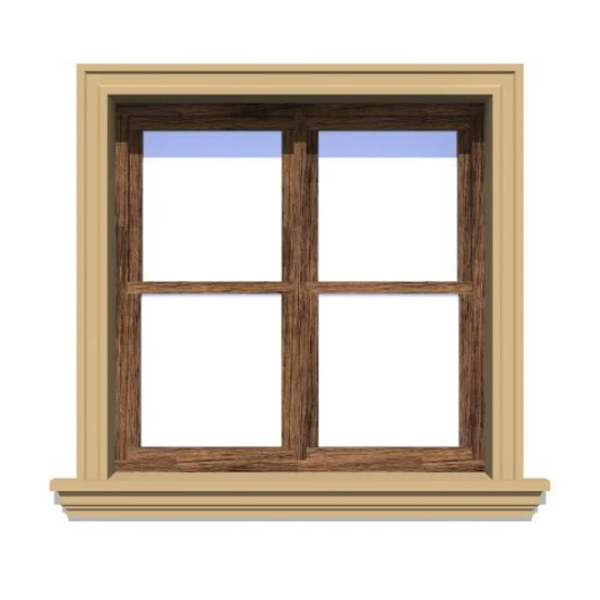 Ancadrament fereastră exterior NA125 polistiren 120x40x2000 mm