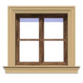 Ancadrament fereastră exterior NA126 polistiren 200x40x2000 mm