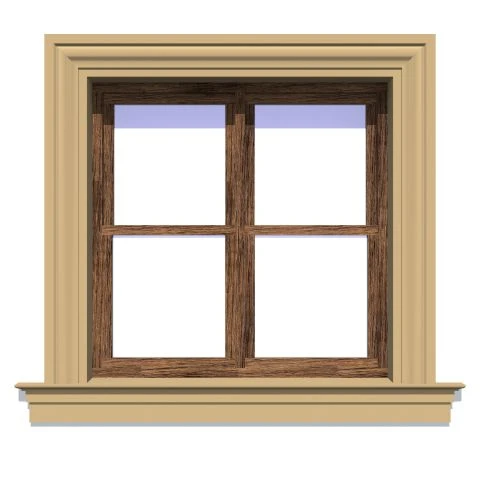 Ancadrament fereastră exterior NA126 polistiren 200x40x2000 mm